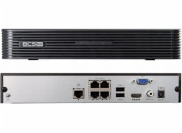 BCS rekordér IP RECORDER BCS-B-NVR0401-4P(2.0) 4 KANÁLY, 4 PoE BCS ZÁKLADNÍ