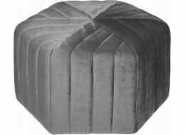 Atmosphera Velvet pouffe, krychlový, 30 cm