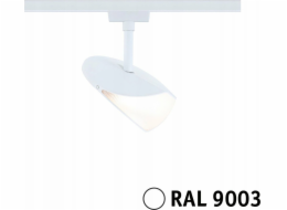 Paulmann Dráhový reflektor URail ALEJANDRO LED 3-STUPŇOVÝ DIM 10W 800lm 3000K 230V bílá / plast