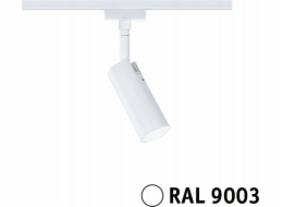 Paulmann Dráhový reflektor URail TUBO LED 3-STEP DIM 4W 170lm 4000K 230V bílá RAL9003 / kov