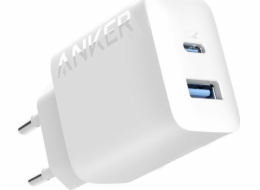 Anker 312 20W 1x USB-A 1x USB-C Bílá nabíječka