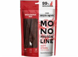 WIEJSKA ZAGRODA Monoprotein line Soft strips Beef - pamlsek pro psa - 100g