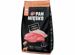 PAN MIĘSKO Veal with turkey XL - suché krmivo pro psy - 9kg