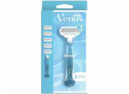 Gillette Venus Smooth Holicí strojek + 5 ks hlavic