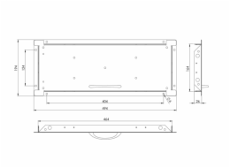 Dlaždicový poklop EUROPLAST MDU5020, 500 x 200 mm