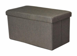 Pouf Domoletti XYF634B, hnědý, 76,5 cm x 40,5 cm x 40,5 cm