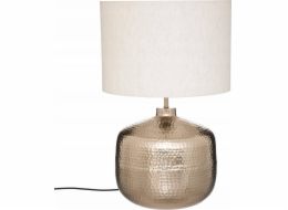 Atmosphera Lamp s béžovým stínidlem Kais, kovová základna, výška 52 cm