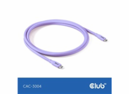 Club3D Kabel USB-C 4.0, 20Gbps, 4K60Hz, PD 240W, 2m, fialová