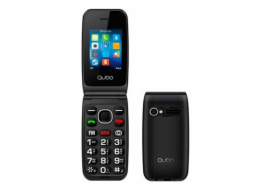 Mobilní telefon QUBO, QUBO NEO 2 NW BK SEN SOS, TLF LCD displej, fotoaparát, bluetooth, tlačítko SOS, USB-C