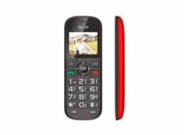 Mobilní telefon QUBO, QUBO D-1803 BK SEN, Bluetooth, 2 SIM, USB-C