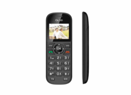 Mobilní telefon QUBO, QUBO D-1803 BK SEN, Bluetooth, 2 SIM, USB-C