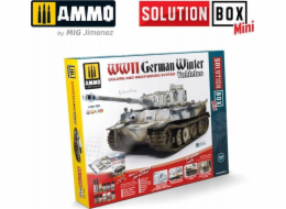 Vallejo Ammo: Solution Box Mini 17 – německá zimní vozidla z druhé světové války – barvy a systém počasí