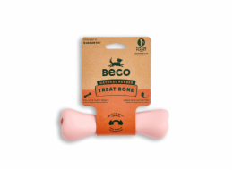 Beco Treat Bone Hračka pro psy růžová 17,5cm