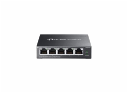 Switch TP-Link ES205GP 1x GLan, 5x GLan, 4x PoE+, 65W, Omáda SDN