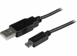 StarTech USB-A - microUSB USB kabel 2 m černý (USBAUB2MBK)