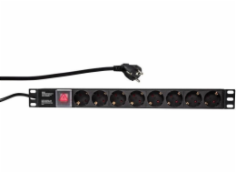 LogiLink Power strip PDU 19 1U 8x Schuko CEE 7/3 (PDU8C01)