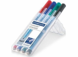 Staedtler STAEDTLER Folienstift Lumocolor correct M 4ST