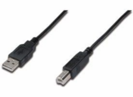 Digitus USB-A - micro-B USB kabel 1,8 m černý (AK-300102-018-S)