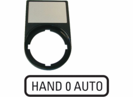 Eaton Popisový štítek HAND-0-AUTO 50 x 30mm černá 22mm obdélníková M22S-ST-D12 (216493)