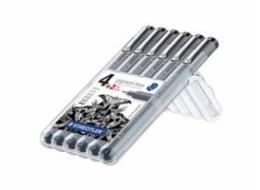 Staedtler Pen s černým pigmentovým inkoustem, 6 kusů