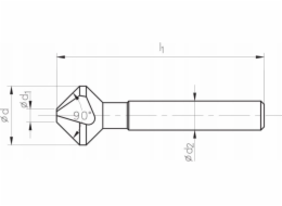 Fanar LOOKER DIN 335-C 90*10,4 HSS