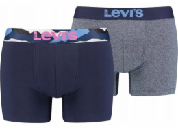 Levi`s Levi's Boxer 2 Pairs slipy 37149-0591 Námořnická modrá S