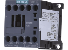 Siemens Výkonový stykač 9A 3P 230V AC 0Z 1R S00 (3RT2016-1AP02)