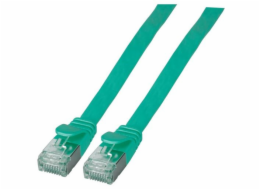 EFB RJ45 U/FTP plochý kabel, kat. 6A, PVC, 2 m, zelený(K5545GN.2)