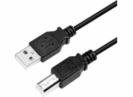 LogiLink USB-A - USB-B kabel USB 2 m černý (CU0007B)