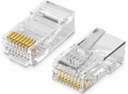 Ugreen RJ45 NW110 Ethernetová zástrčka, 8P/8C, Cat.5/5e, UTP (100ks)