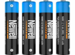 Baterie Newell AA/R6 2500mAh 4 ks.