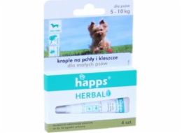 Happs Herbal - kapky proti blechám a klíšťatům pro malé psy do 10 kg