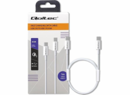 Qoltec USB-C - USB-C USB kabel 1 m Bílý (52359)