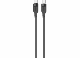 Usams USB-C - USB-C USB kabel 1,2 m černý (není skladem)