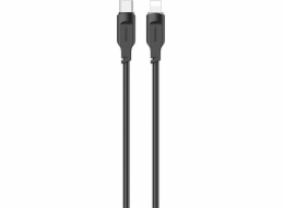 Usams USB-C - Lightning kabel 1,2 m černý (není skladem)