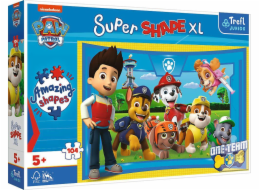 Trefl Puzzle 104 dílků Super Shapes XL Paw Patrol Přátelé Paw Patrol