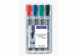 Staedtler STAEDTLER Flipchartmarker Lumocolor 4St Box