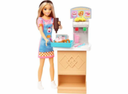 Panenka Barbie Mattel Skipper First Job - Snack Bar Playset HKD79