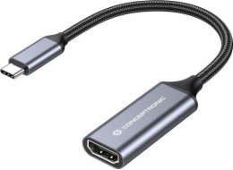 Koncepční AV adaptér CONCEPTRONIC Adaptér USB-C -> HDMI 4K60Hz 0,18m sw