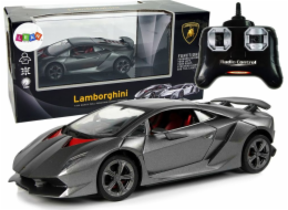 Světla LeanToys Sports Car R/C 1:24 Lamborghini Silver 2,4 G