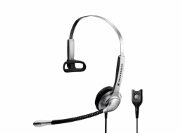 Sennheiser SH 335 Sluchátka s mikrofonem Kabel Přes hlavu Hovory/hudba Černá, Stříbrná