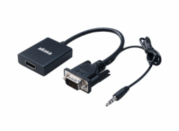 AKASA - VGA na HDMI s audio kabelem