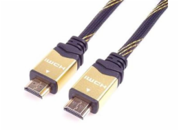 PremiumCord HDMI 2.0 High Speed + Ethernet kabel HQ, zlacené konektory, 2m