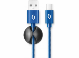 Aligator DATKP30 datový, PREMIUM 2A, USB-C, 2m, modrý ALIGATOR PREMIUM 2A kabel, USB-C, modrá