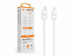 Aligator DATKP34 POWER 3A, USB-C/Lightning, 1m, bílý Datový kabel ALIGATOR POWER 3A, USB-C/Lightning, 1m, bílý