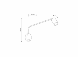 Nástěnné svítidlo TK Lighting Logan 4743, 10 W, GU10