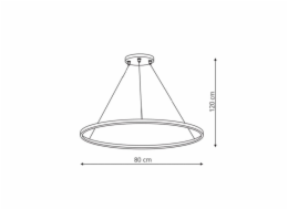 Stropní svítidlo Light Prestige Ring, 48 W, LED, 3 - 6K