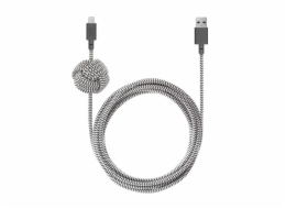 Native Union Night Cable USB-A to Lightning 3m Zebra