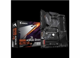 BAZAR GIGABYTE MB Sc AM4 B550 AORUS ELITE V2, AMD B550, 4xDDR4, 1xHDMI, 1xDP (ROZBALENO)