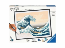 Ravensburger CreArt ART Collection - The Great Wave (Hokusai), malba